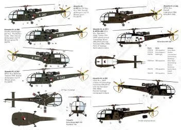 DD72078 Alouette II & Alouette III niederländische Luftwaffe