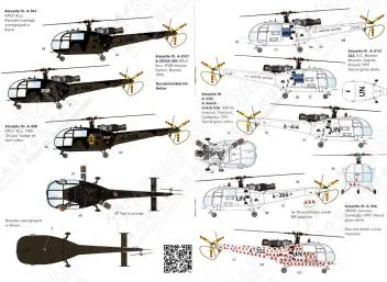DD72078 Alouette II & Alouette III niederländische Luftwaffe