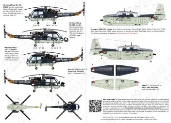 DD72100 Atlantic, Avenger, PC-7 & Wasp niederländische Luftwaffe und Marine