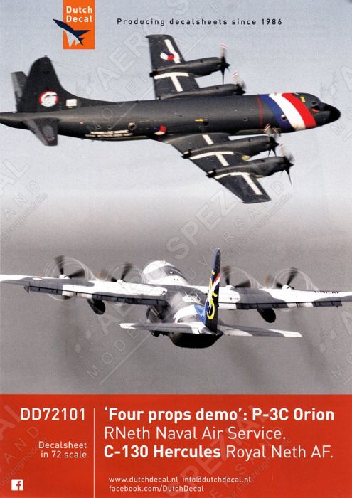 DD72101 C-130 & P-3 Vorführmaschinen niederländische Luftwaffe und Marine