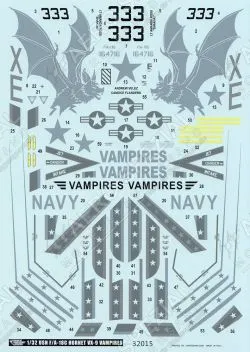 DXM31517 F/A-18C/D Hornet VX-9 Vampires