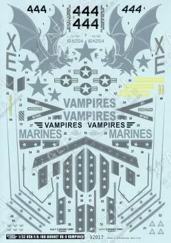 DXM32017 F/A-18D Hornet VX-9 Vampires