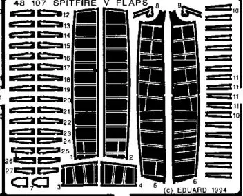 ED48107 Spitfire Mk.V Flaps