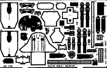 ED48219 M6A1 Seiran Detail Set