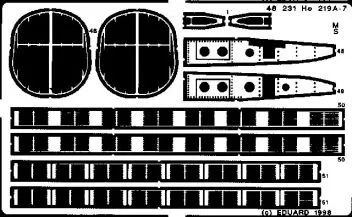 ED48231 He 219 A-7 Detail Set