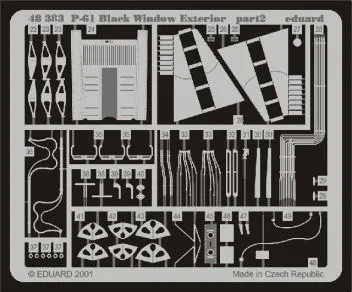 ED48383 P-61 Black Widow Exterior Details