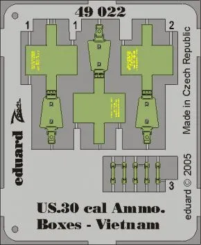 ED49022 Munitionskisten USA Vietnam cal. 0.30