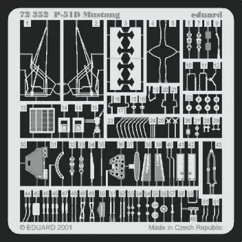 ED72352 P-51D Mustang Detail Set