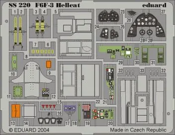 ED73220 F6F-3 Hellcat Detail Set