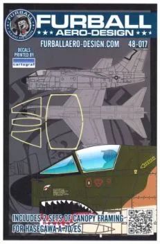 FBD48017 A-7D/E Corsair II Canopy Seals