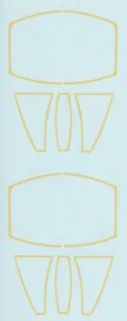 FBD48017 A-7D/E Corsair II Canopy Seals