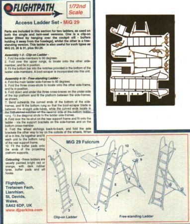 FP72153 MiG-29 Fulcrum Access Ladder