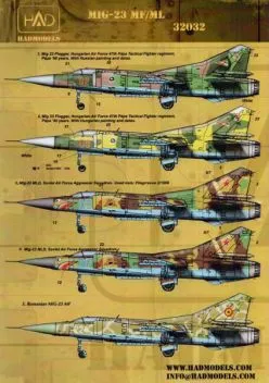 HUN32032 MiG-23 Flogger Hungarian, Romanian & Soviet Air Force