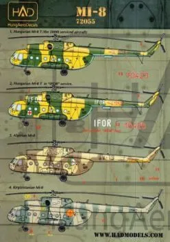 HUN72055 Mi-8 Hip Algerien, Kirgisistan, Ungarn