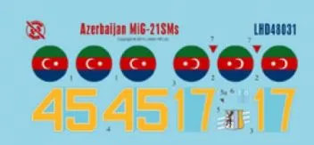 LH48031 MiG-21SM Fishbed-J Veteranen aus Aserbaidschan