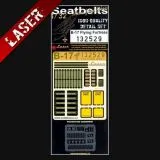 HG132529 B-17 Flying Fortress Seat Belts and Seat Covers