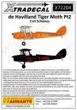XD72204 DH.82A Tiger Moth Civil Schemes