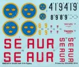 MMD4814 Saab 91A Safir/Tp 91 zivil & schwedische Luftwaffe