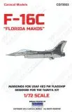 CD72033 F-16C Block 30 Fighting Falcon Florida Makos