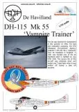 MC72012 D.H.115 Vampire T.55 Swiss Air Force