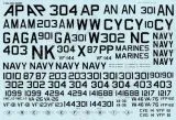 FD&S4804 F9F-8/8P Cougar U.S. Navy & U.S. Marines Grey/White