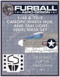 FMS4821 A-7D/E Corsair II Mask Set