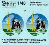 SY48085 F-4D Phantom II North Dakota Centennial 1889-1989