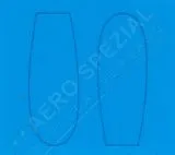 FWT4801 F-4 Phantom II Blue Transparent Film for Windscreen