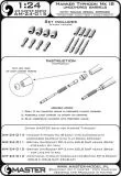 AM24015 Typhoon Mk.IB (early version) Hispano Mk.II 20 mm Cannon Barrels