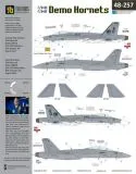 TB48257 F/A-18C Hornet & F/A-18F Super Hornet Demo Jets