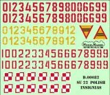 MOD72082 Su-22 Fitter Codes Polish Air Force