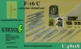 KYU4808 F-16C Fighting Falcon Außendetails-Set