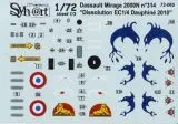 SY72065 Mirage 2000N Sonderanstrich Auflösung EC1/4 Dauphine