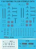 PRO320101 F-16C/D Fighting Falcon Stencils