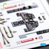 K72002 F-5E Tiger II (Early Series) 3D Printed Cockpit Details