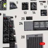 K48027 F-4B Phantom II 3D-gedruckte Cockpitdetails