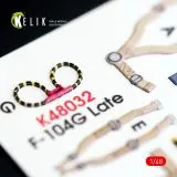 K48032 F-104G Starfighter (Late Version) 3D Printed Cockpit Details