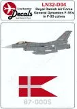 LN32-D04 F-16AM/BM Block 20 Fighting Falcon Royal Danish Air Force