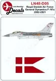 LN48-D05 F-16AM/BM Block 20 Fighting Falcon dänische Luftwaffe