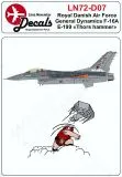 LN72-D07 F-16A Block 10B Fighting Falcon Thors Hammer