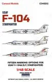 CD48202 F-104A/B/C Starfighter U.S. Air Force