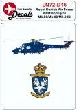 LN72-D16 Lynx Mk.80/Lynx Mk.90/Super Lynx Mk.90B Royal Danish Air Force