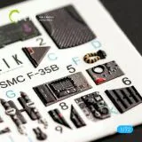 K72037 F-35B Lightning II 3D printed Cockpit Details