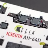K35018 AH-64D Apache 3D-gedruckte Cockpitdetails