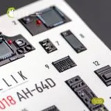 K35018 AH-64D Apache 3D-gedruckte Cockpitdetails