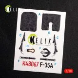 K48067 F-35A Lightning II 3D-gedruckte Cockpitdetails