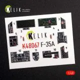 K48067 F-35A Lightning II 3D-gedruckte Cockpitdetails