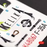 K48067 F-35A Lightning II 3D-gedruckte Cockpitdetails