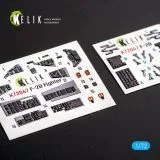 K72047 F-2B Viper Zero 3D-gedruckte Cockpitdetails