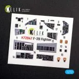 K72047 F-2B Viper Zero 3D-gedruckte Cockpitdetails